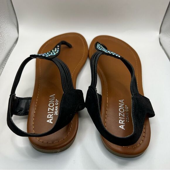 Arizona Jean CO Rhinestone Sandals 7 1/2 - Picture 4 of 7